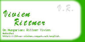 vivien rittner business card